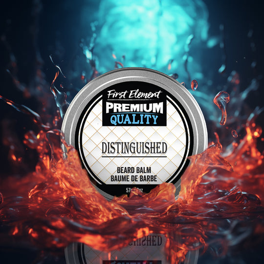 Classic Distinguished Beard Balm - First Element - Premium Distinguished scented Beard Balm. Our Beard Balm comes in a nice 2oz metal tin with a screw on top with a tamper evident seal. Premium quality, hand made in Canada, all natural, hand poured beard balm
Made in Canada | Beard Care by First Elements | Neon Splash 