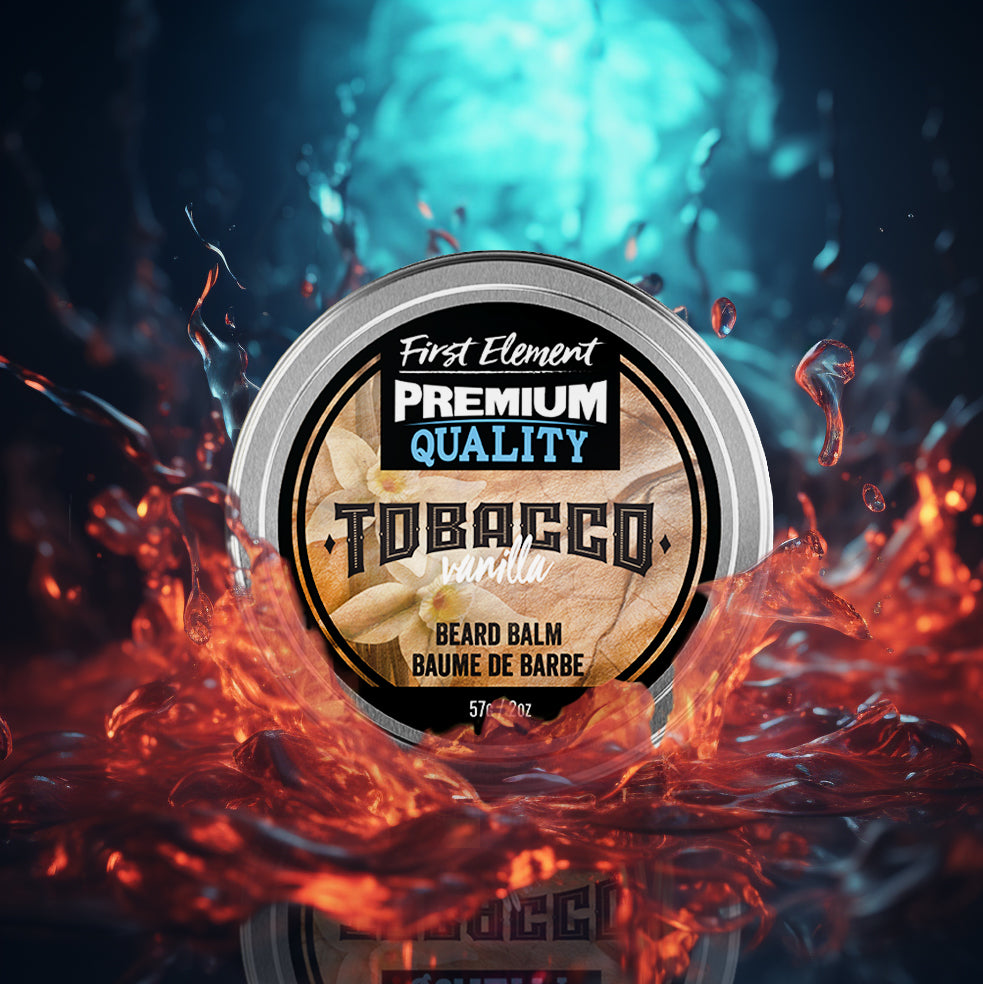 Vanilla Tobacco Scented Beard Balm - Neon Splash - Made in Canada