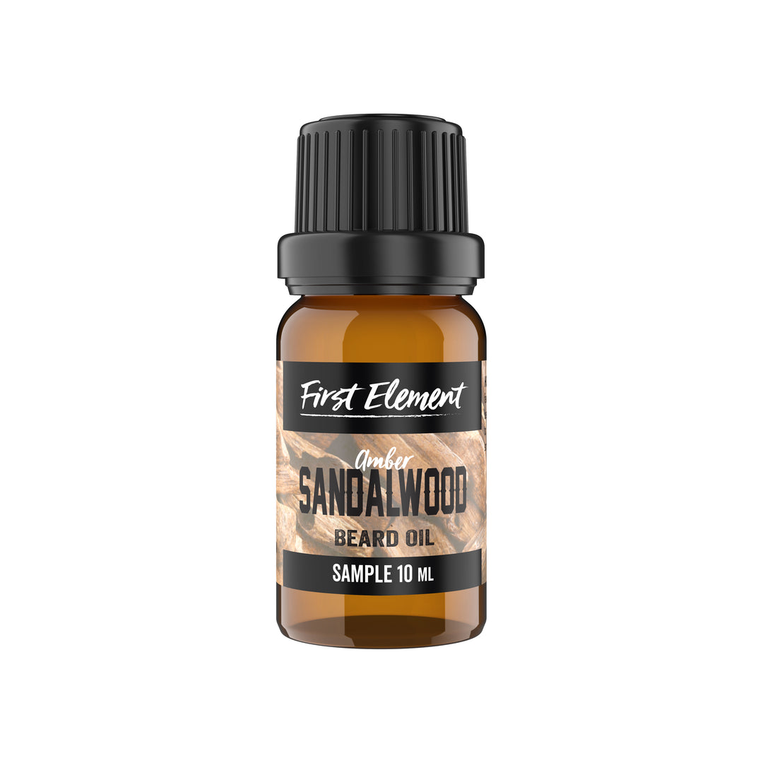 Amber Sandalwood Beard Oil - 10ml sampler - Made in Canada