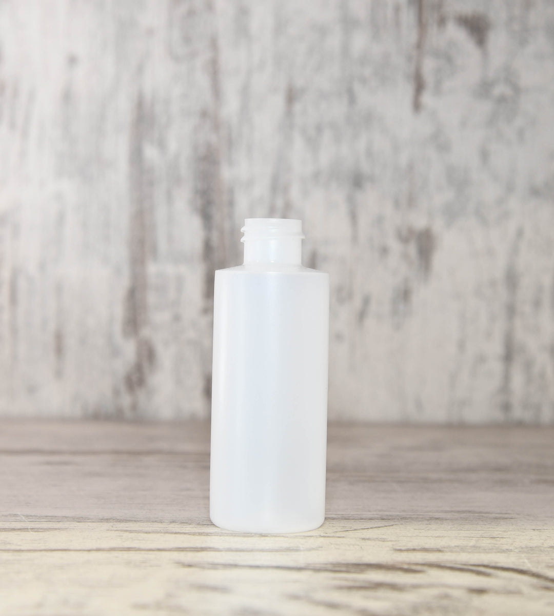 2 oz / 60 ml Natural HDPE Cylinder Bottle - 20-410 Neck