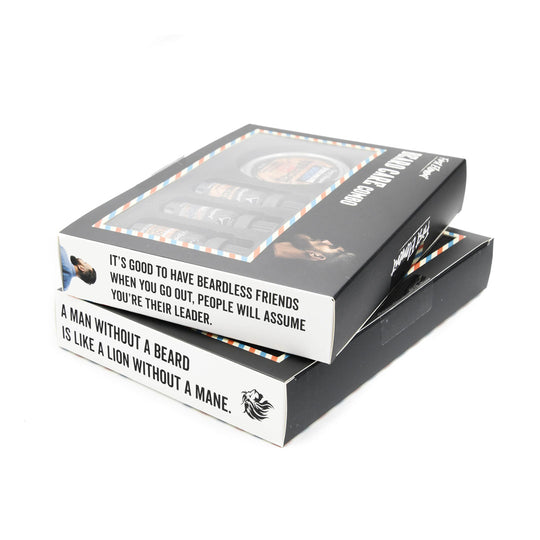 Beard Care Kit - Gentlemen's Club Combo - Beard Balm & Beard Oils - Ultimate Combo - Vanilla Tobacco 2oz Beard Balm, Vanilla Tobacco Beard Oil, Cherry Tobacco Beard Oil, Cognac & Cubans Beard Oils. Each Beard Oil Bottle Contains 10ml. 
