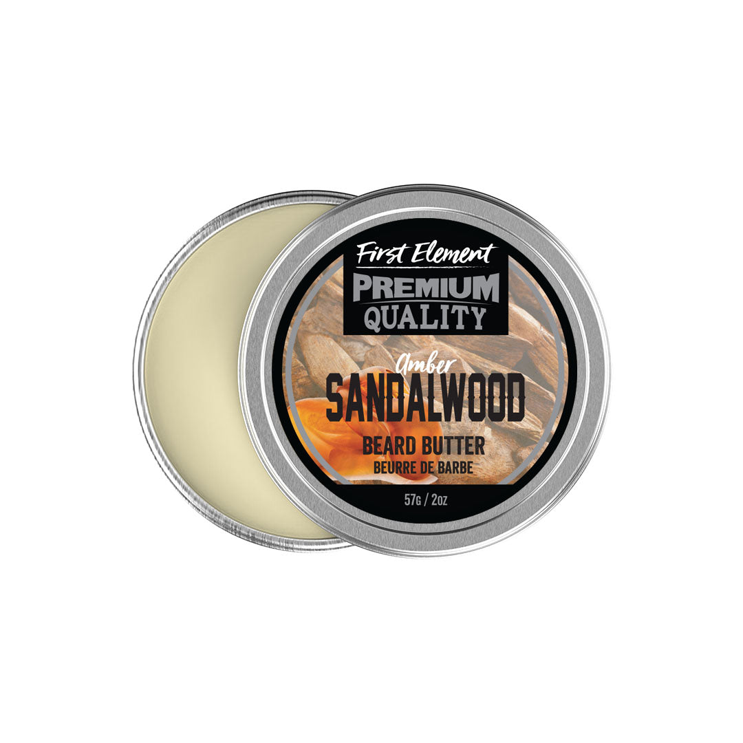 Introducing our Amber Sandalwood Beard Butter, a luxurious grooming essential designed to nourish and hydrate both your beard and skin. Packaged in a convenient 2oz metal tin with a screw-on top and tamper-evident seal, our Butter Balm ensures freshness with every use. Treat yourself to the ultimate beard care experience today!